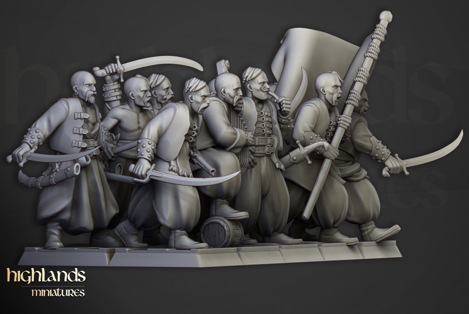 Harbour Cossacks - Highlands Miniatures - Sigmarite Boutique