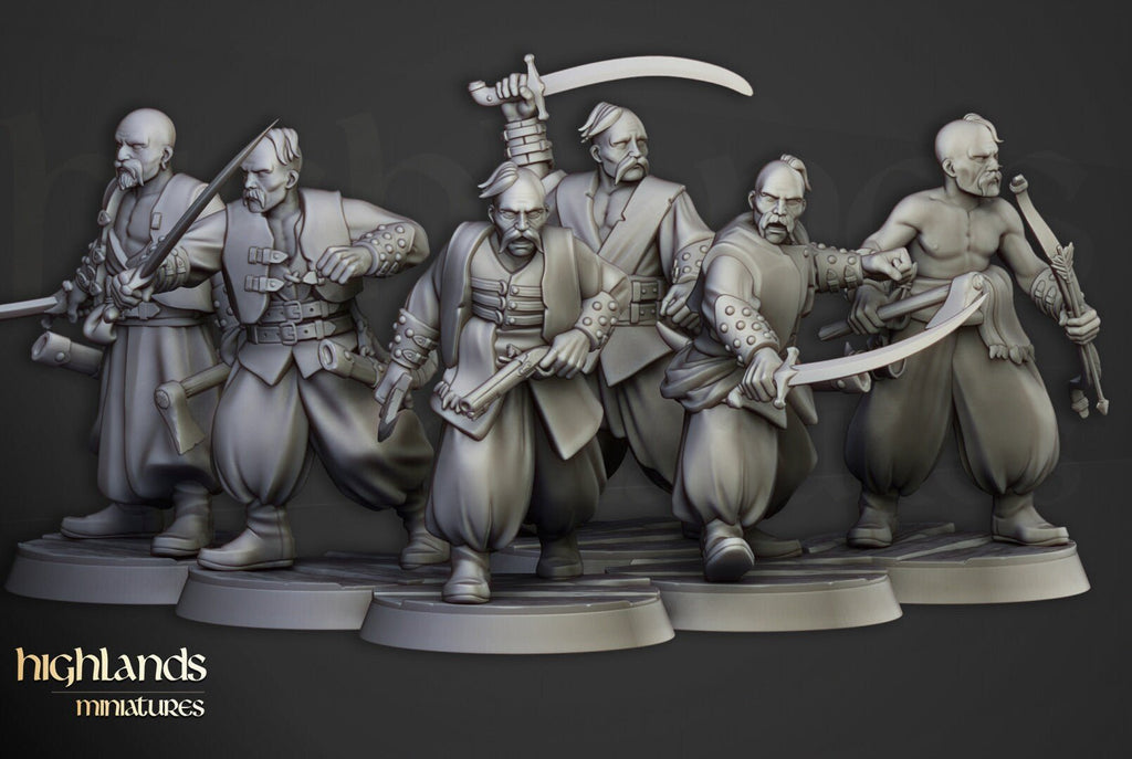 Harbour Cossacks - Highlands Miniatures - Sigmarite Boutique