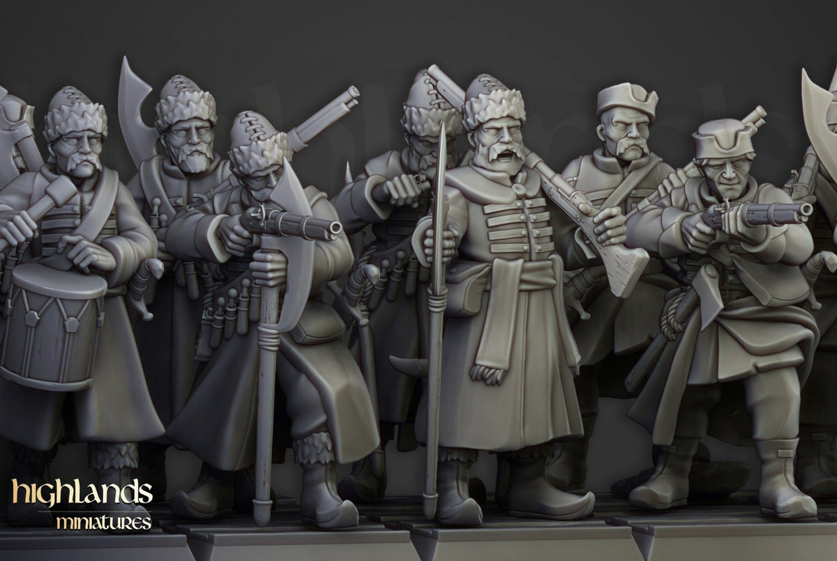 Harbour Streltsy - Highlands Miniatures - Sigmarite Boutique