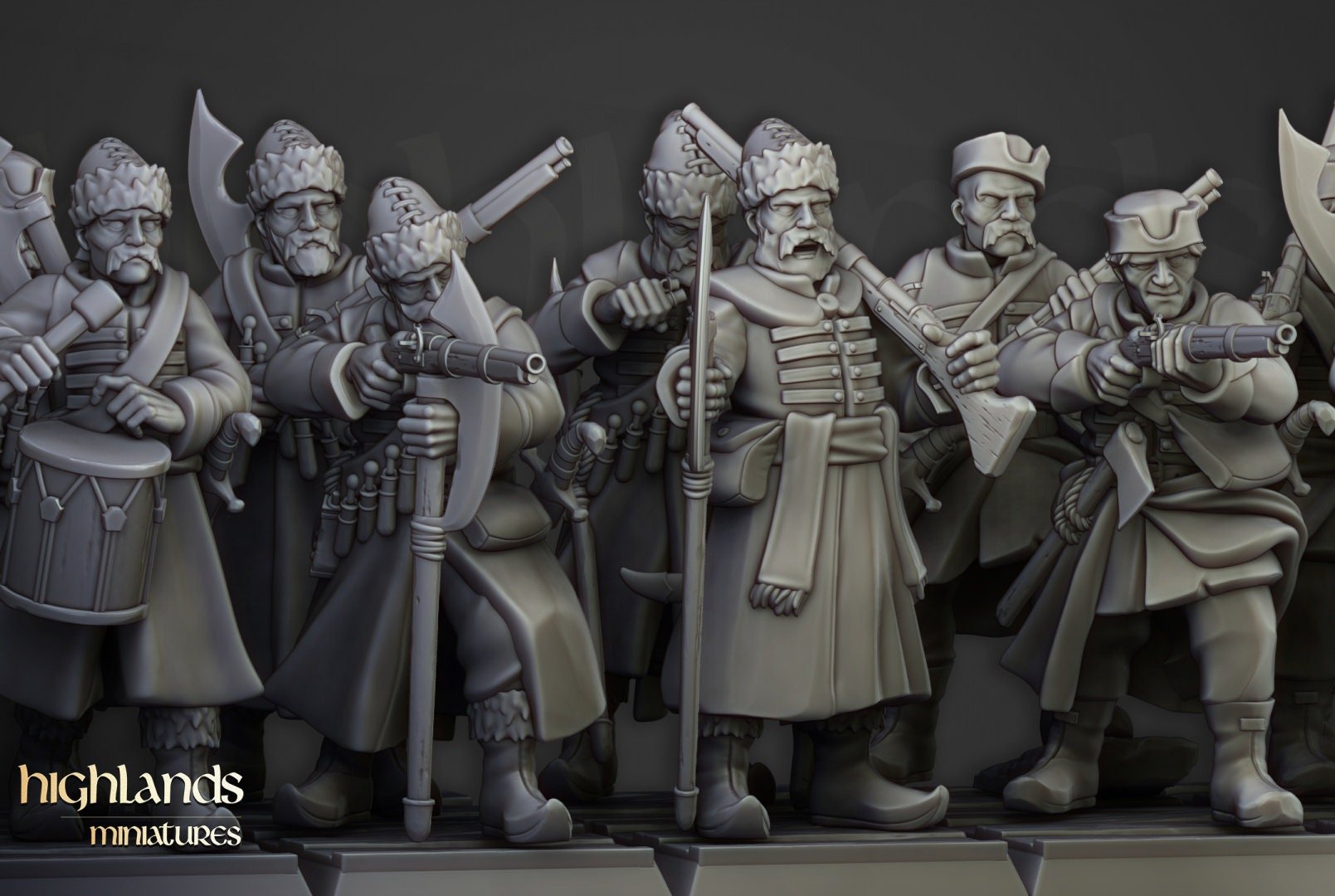 Harbour Streltsy - Highlands Miniatures - Sigmarite Boutique