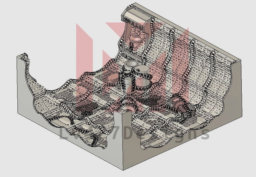 Hive Tunnel 3-Way Corridor - LV-427 Designs - Sigmarite Boutique