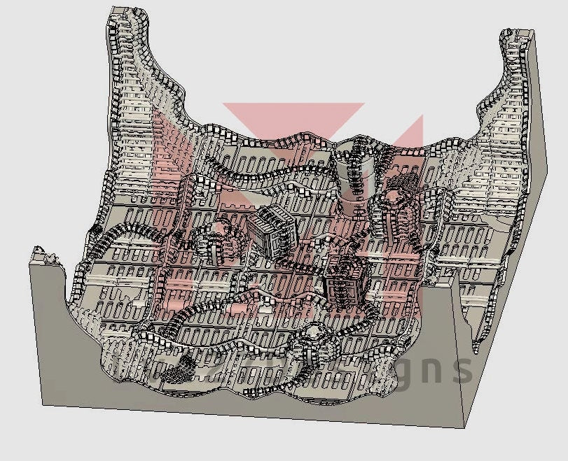 Hive Tunnel 4-Way Intersection - LV-427 Designs - Sigmarite Boutique