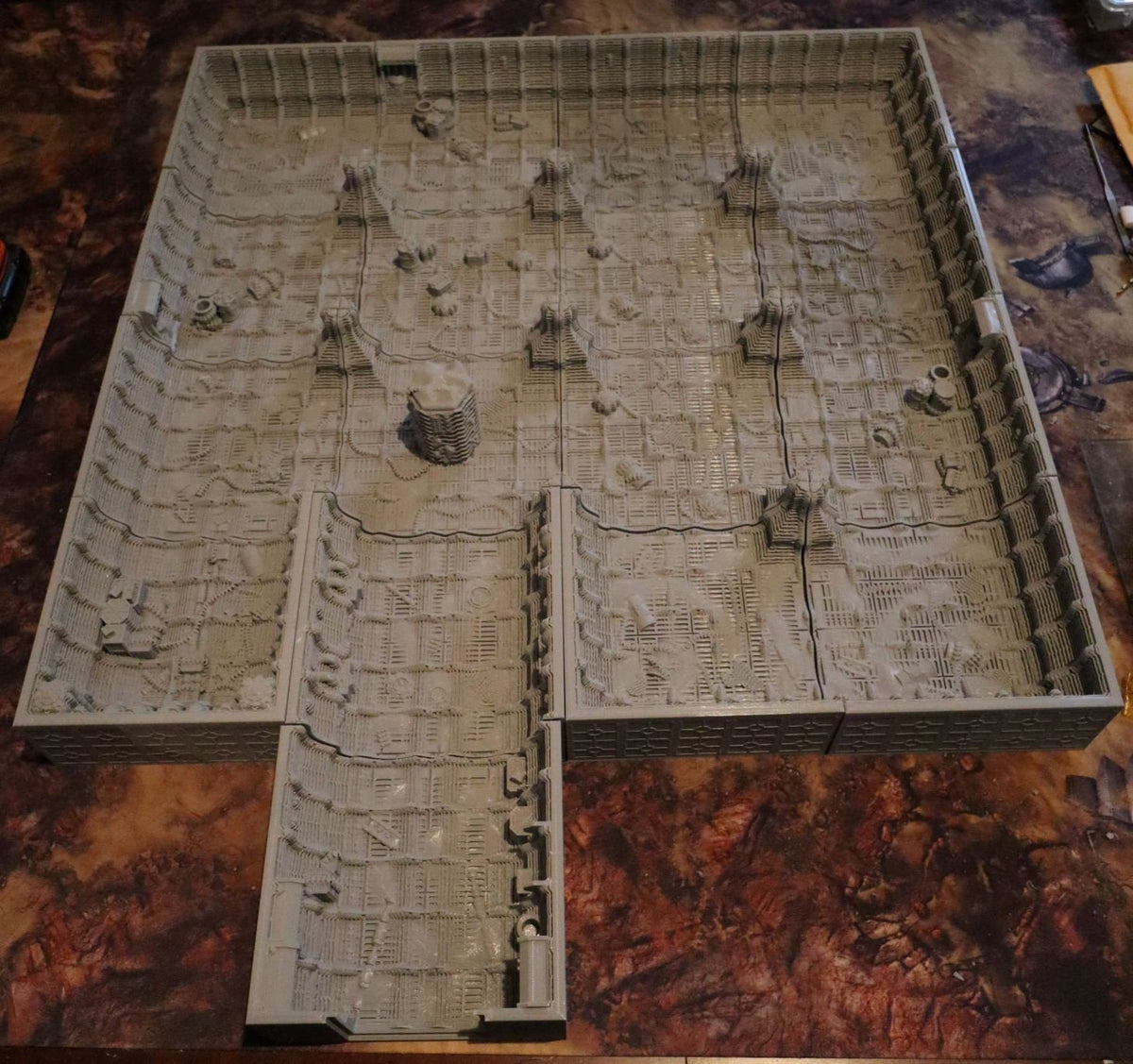 Hive Tunnel 4-Way Intersection with Computer Terminal - LV-427 Designs - Sigmarite Boutique