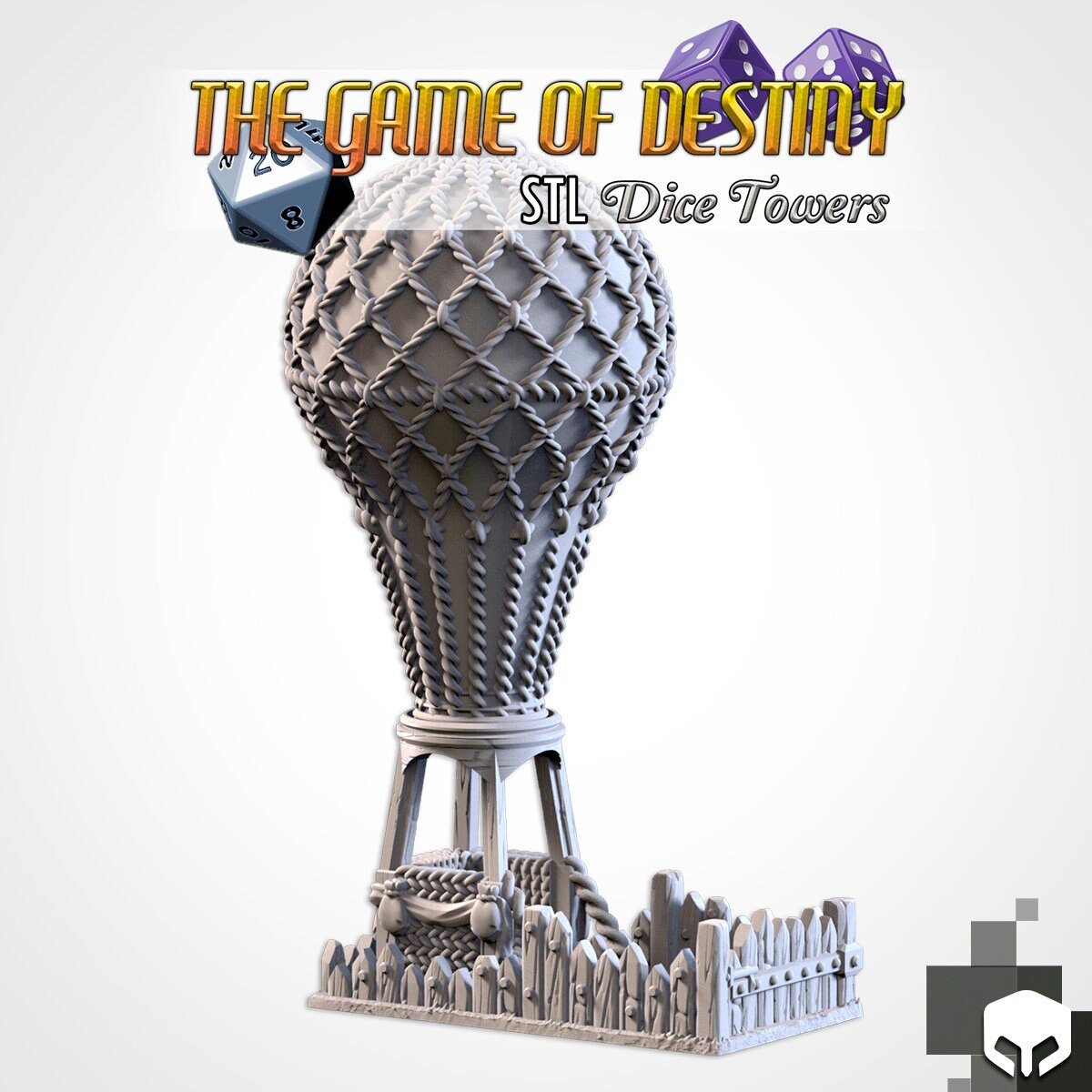 Hot Air Balloon - Dice Tower - Txarli Factory - Sigmarite Boutique