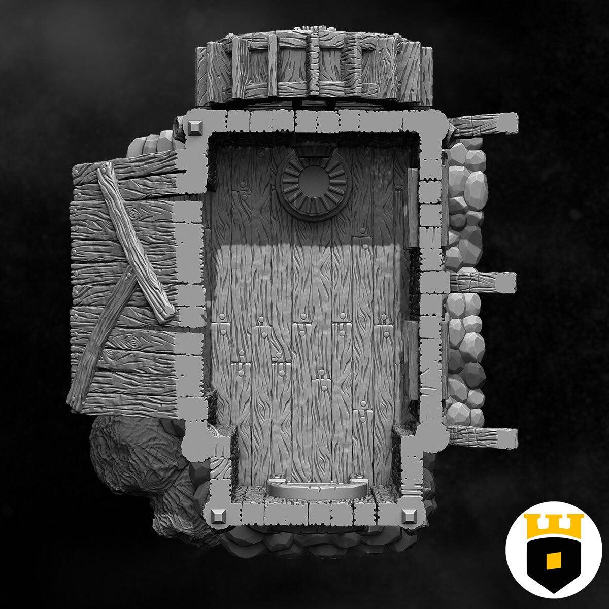 Northvakt - Farm Building - Medieval Terrain - 3D Printed PLA Plastic