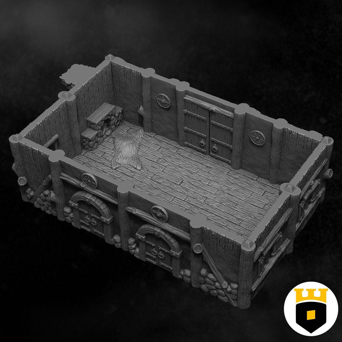 Northvakt - Guild House - Medieval Terrain - 3D Printed PLA Plastic