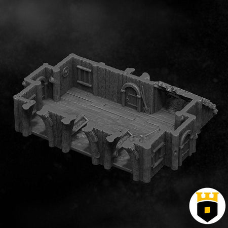 Northvakt - Stable - Medieval Terrain - 3D Printed PLA Plastic