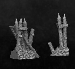 Northvakt - Modular Palisade - Medieval Terrain - 3D Printed PLA Plastic