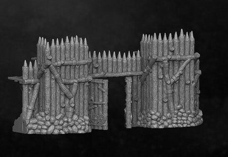 Northvakt - Modular Palisade - Medieval Terrain - 3D Printed PLA Plastic