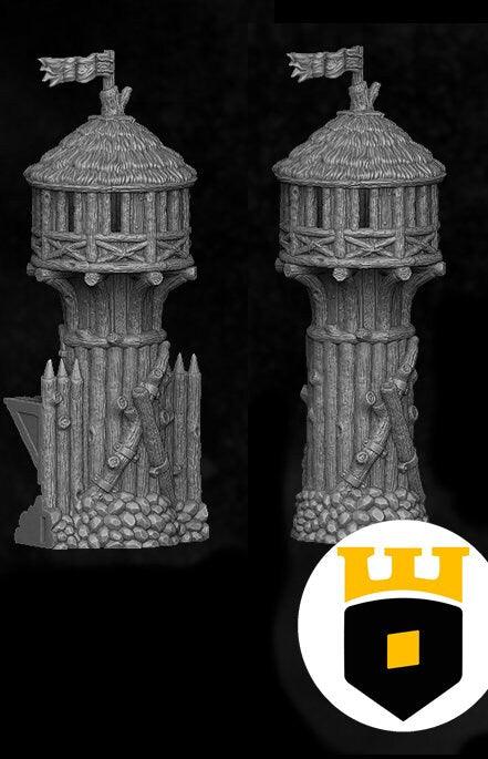 Northvakt - Modular Palisade - Medieval Terrain - 3D Printed PLA Plastic