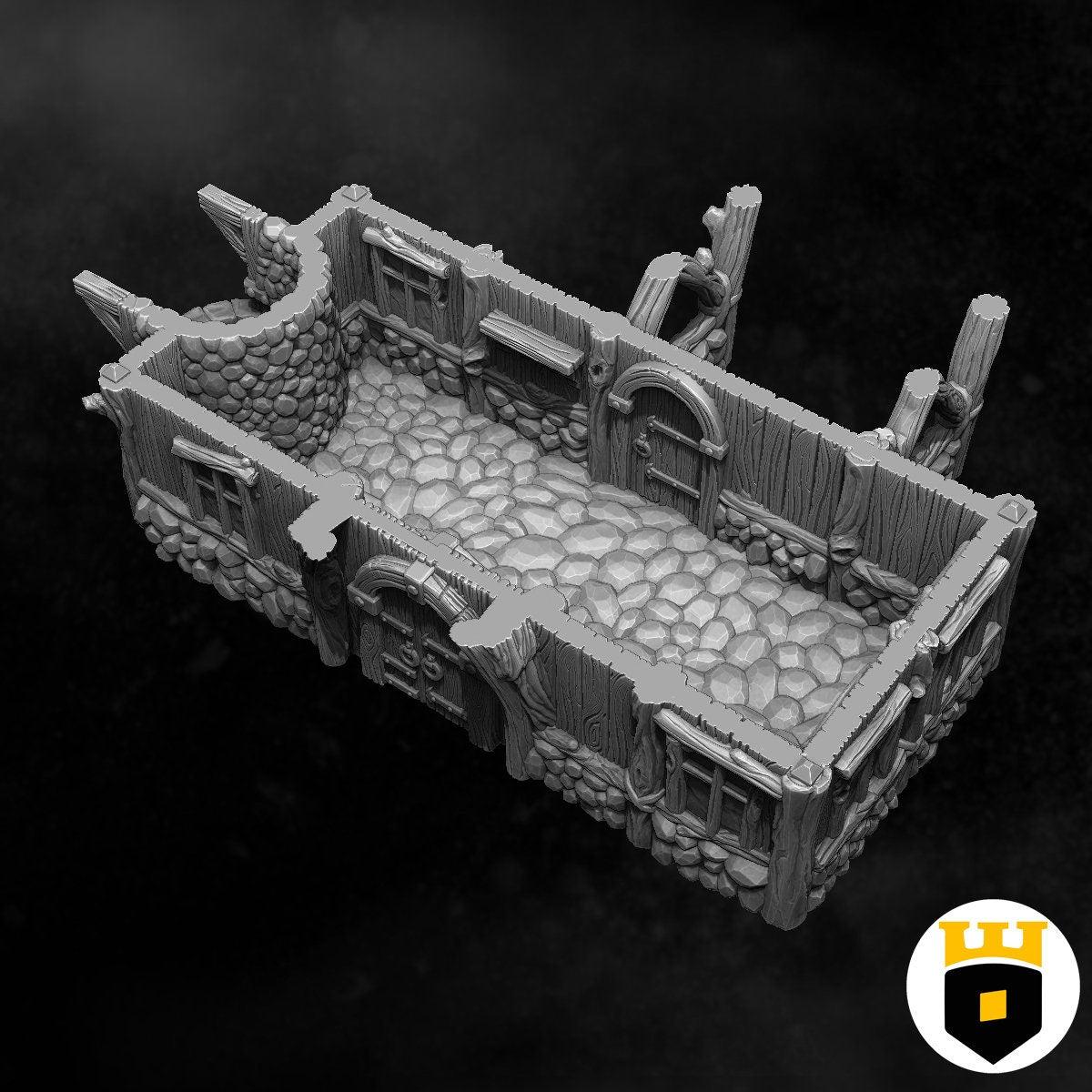 Northvakt - Blacksmith - Medieval Terrain - 3D Printed PLA Plastic