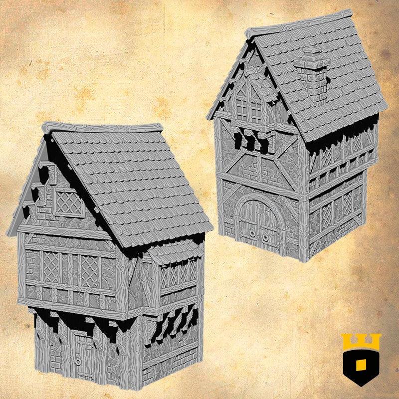 Easefare - Blacksmiths House - Medieval Terrain - 3D Printed PLA Plastic