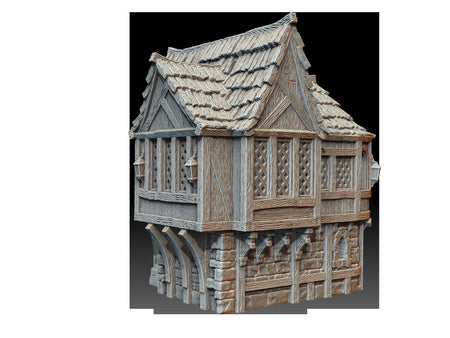 Leichheim - Commoners House - Medieval Terrain - 3D Printed PLA Plastic