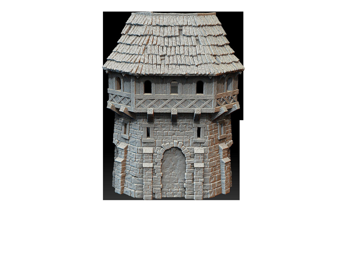 Leichheim - Modular Walls - Medieval Terrain - 3D Printed PLA Plastic