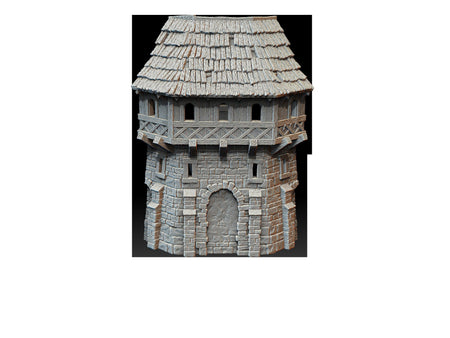 Leichheim - Modular Walls - Medieval Terrain - 3D Printed PLA Plastic