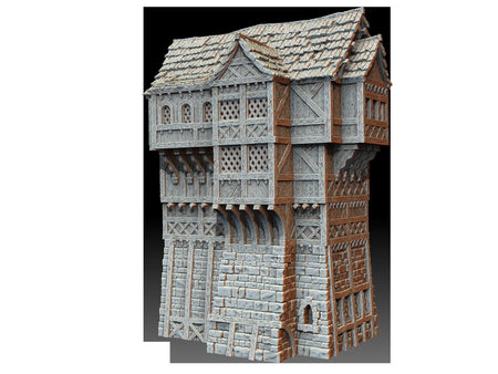 Leichheim - Commoners Greathouse - Medieval Terrain - 3D Printed PLA Plastic