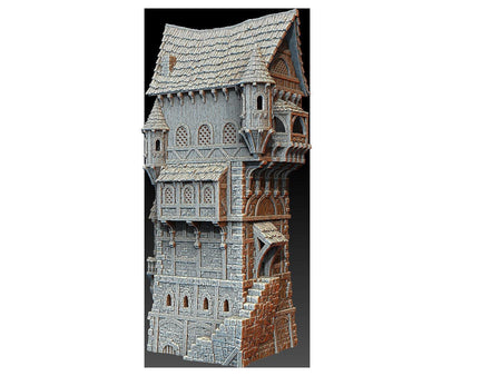 Leichheim - Commoner's Tower - Medieval Terrain - 3D Printed PLA Plastic