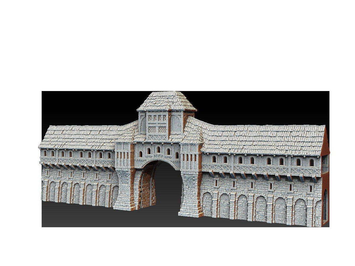 Leichheim - Modular Walls - Medieval Terrain - 3D Printed PLA Plastic