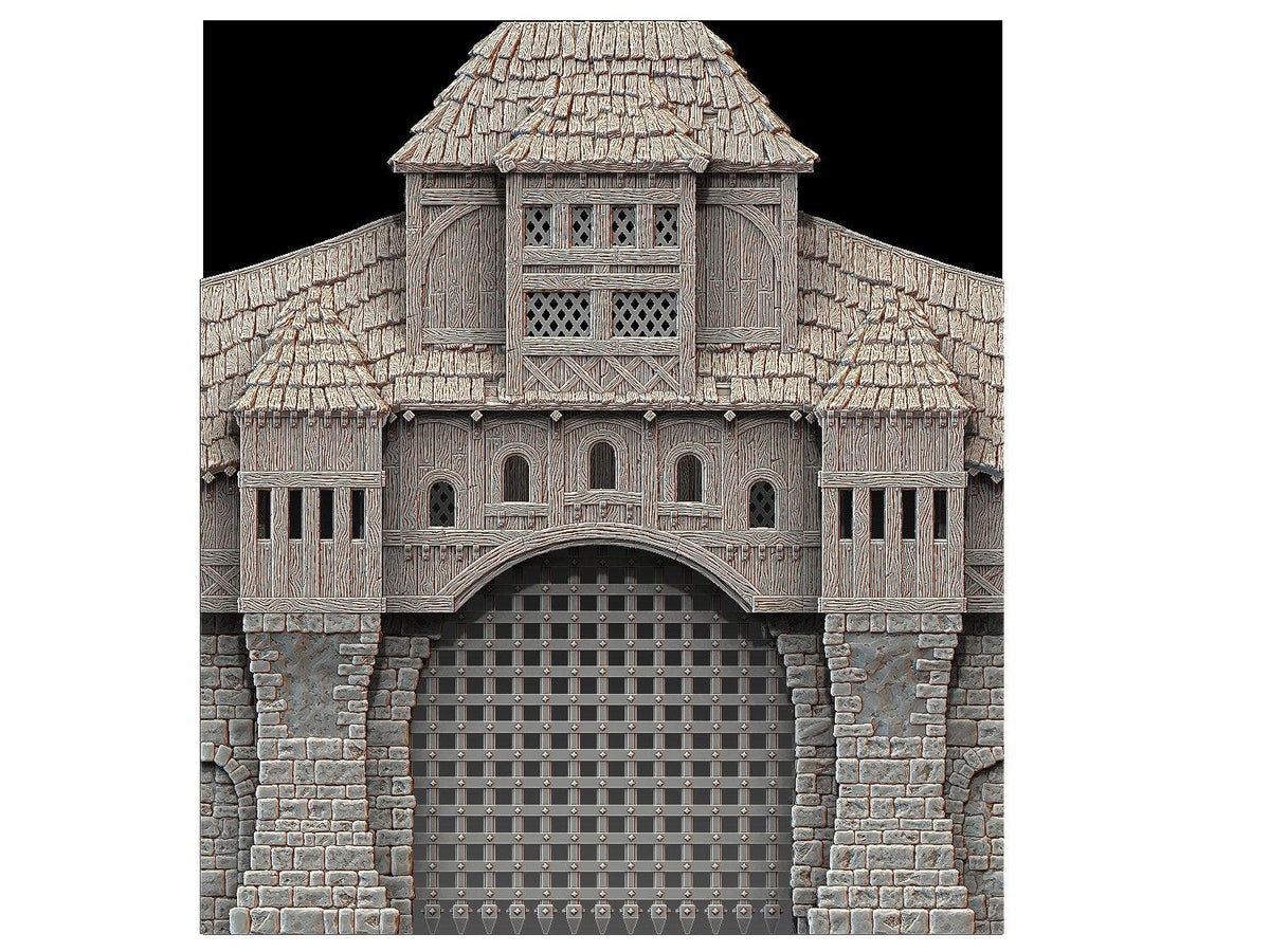 Leichheim - Modular Walls - Medieval Terrain - 3D Printed PLA Plastic