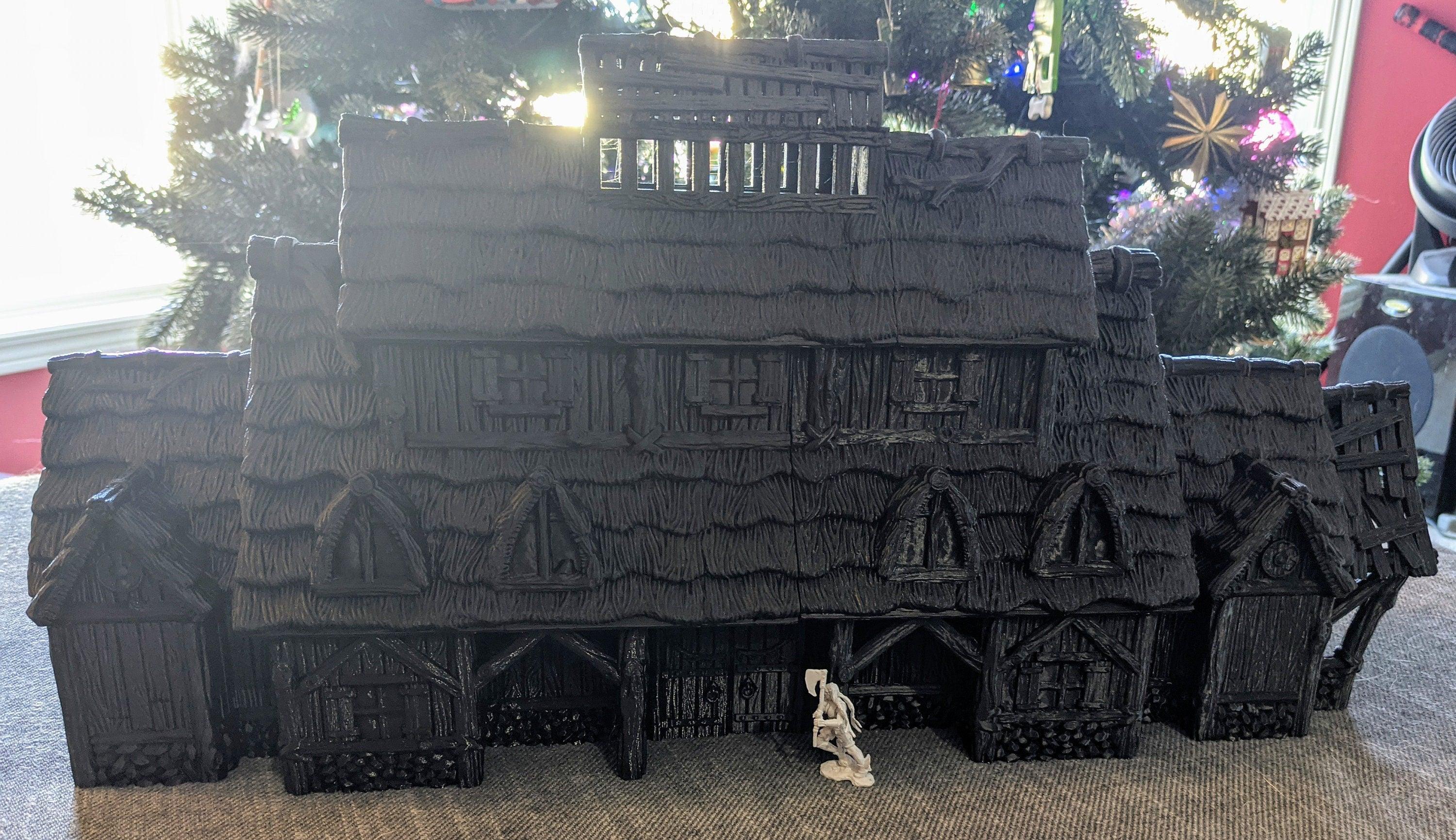 Northvakt - Longhall - Medieval Terrain - 3D Printed PLA Plastic