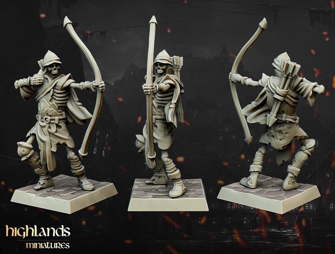 Skeleton Archers - Highlands Miniatures