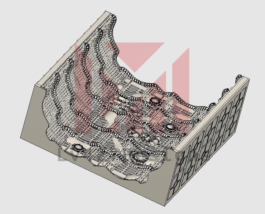 Hive Tunnel 2-Way Corridor - Style 2 - LV-427 Designs