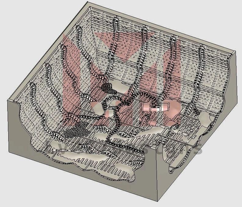 Hive Tunnel 2-Way Corner Corridor - Style 2 - LV-427 Designs