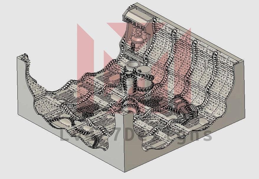 Hive Tunnel 3-Way Corridor - LV-427 Designs