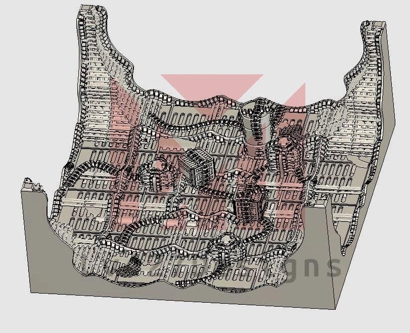 Hive Tunnel 4-Way Intersection - LV-427 Designs