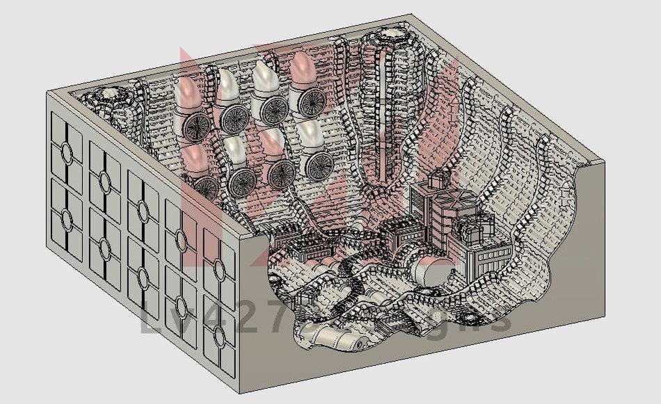 Hive Tunnel Dead End - LV-427 Designs