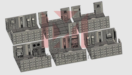 Long Corridor Sections - LV-427 Designs