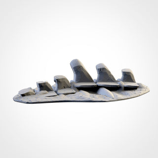 Bone Terrain Scatter Set - Skeleton Battlefield Terrain for DnD, RPGs and 28mm Wargaming Skull & Ribcage Terrain - Txarli Factory