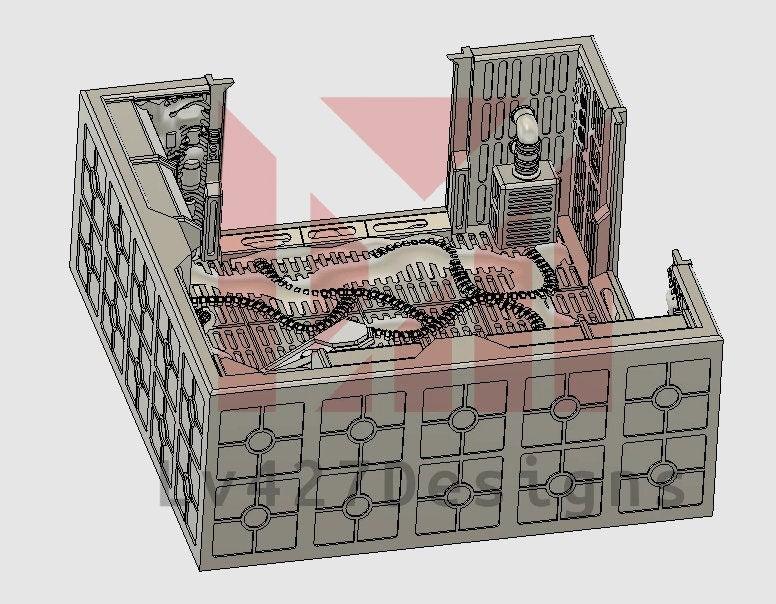 Alien 2-Way Corner Corridor - LV-427 Designs