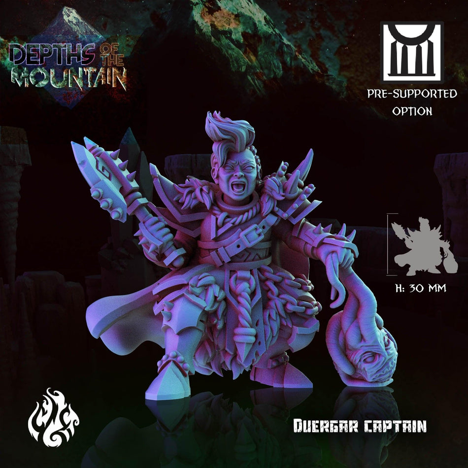 Duergar Captain - Depths of the Mountain - Crippled God Foundry