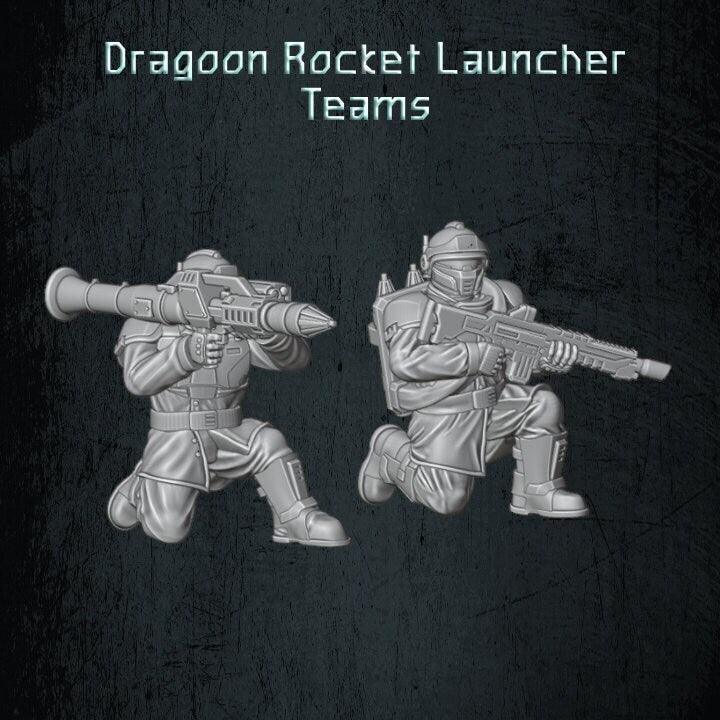 Solaryn Dragoon Rocket Launcher Teams - Quartermaster 3D