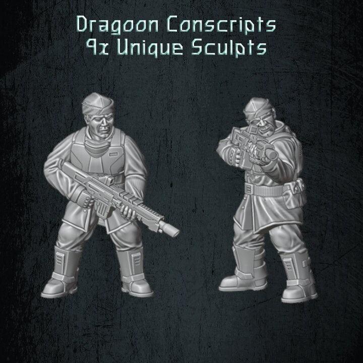 Solaryn Dragoon Conscripts - Quartermaster 3D