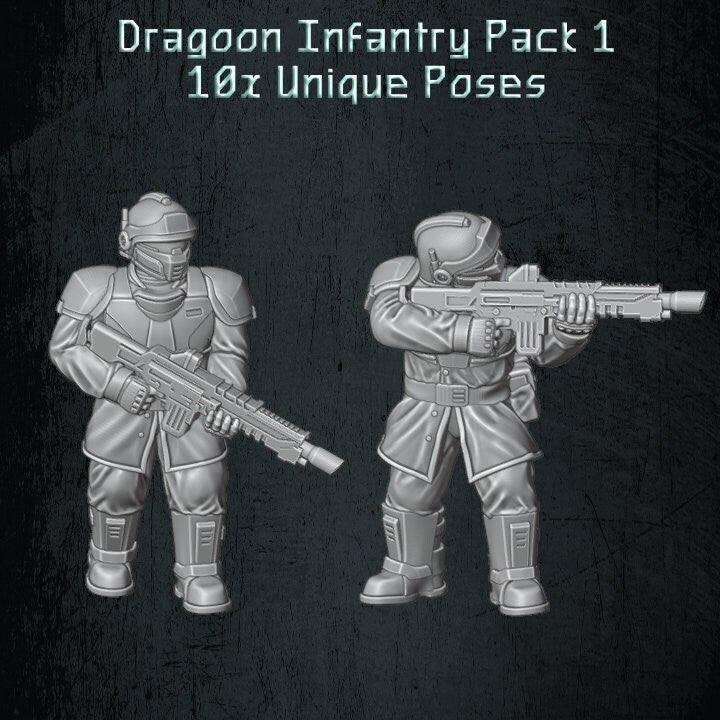 Solaryn Dragoon Infantry - Quartermaster 3D