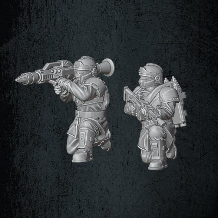 Solaryn Dragoon Rocket Launcher Teams - Quartermaster 3D