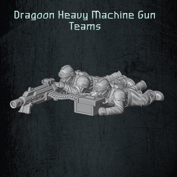 Solaryn Dragoon Heavy Machinegun Teams - Quartermaster 3D