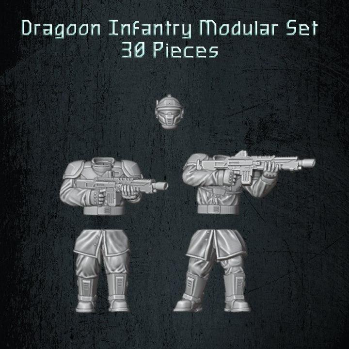 Solaryn Dragoon Modular Infantry - Quartermaster 3D