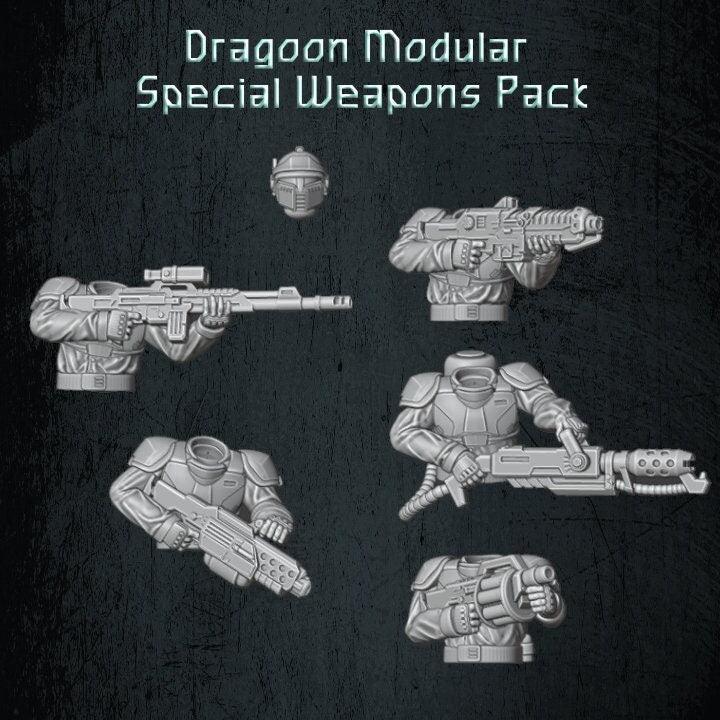 Solaryn Dragoon Modular Special Weapons - Quartermaster 3D