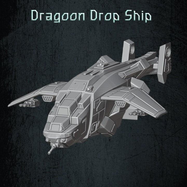 Solaryn Dragoon VTOL Drop Ship - Quartermaster 3D