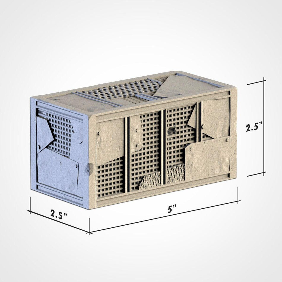 WTC Compliant Post Apocalyptic Scatter Terrain Containers - Txarli Factory