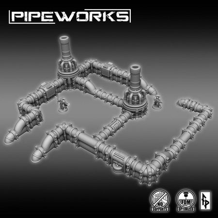 Pipeworks - Forbidden Prints - 3D Printed Sci-Fi Terrain