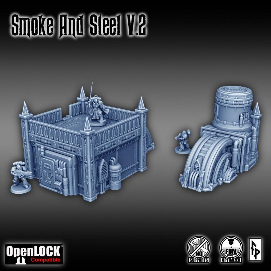 Smoke and Steel Part 2 - Forbidden Prints - 3D Printed Sci-Fi Terrain