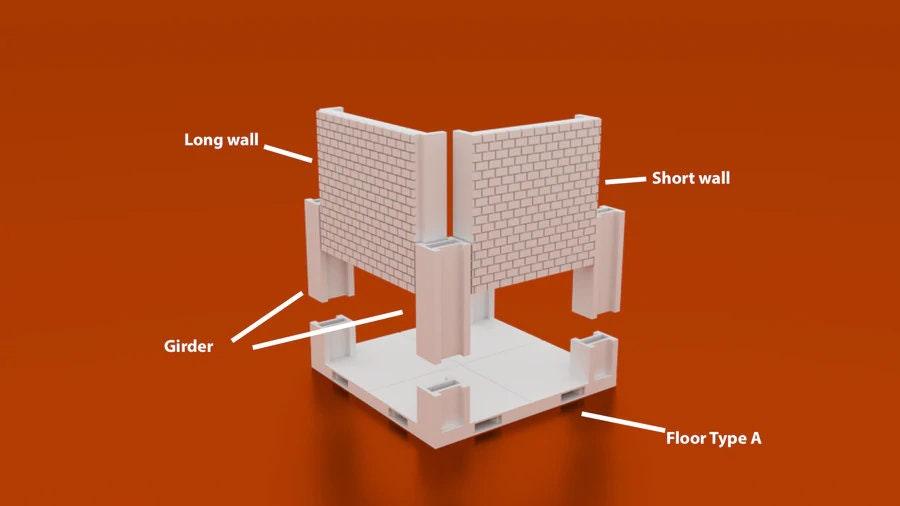 Construction Site - Corvus Games Terrain - 3D Printed PLA Plastic