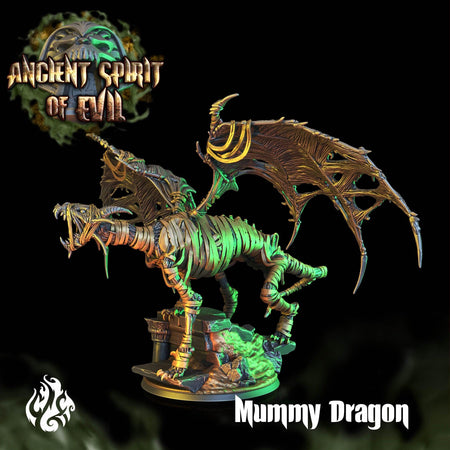 Mummy Dragon - Ancient Spirit of Evil - Crippled God Foundry