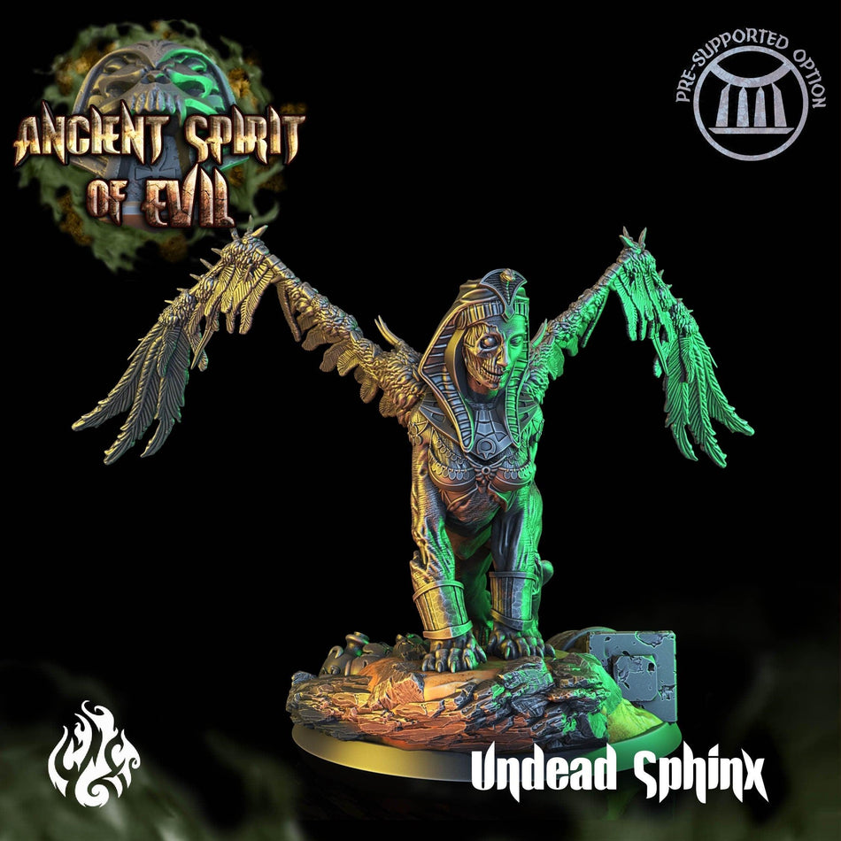 Undead Sphinx - Ancient Spirit of Evil - Crippled God Foundry