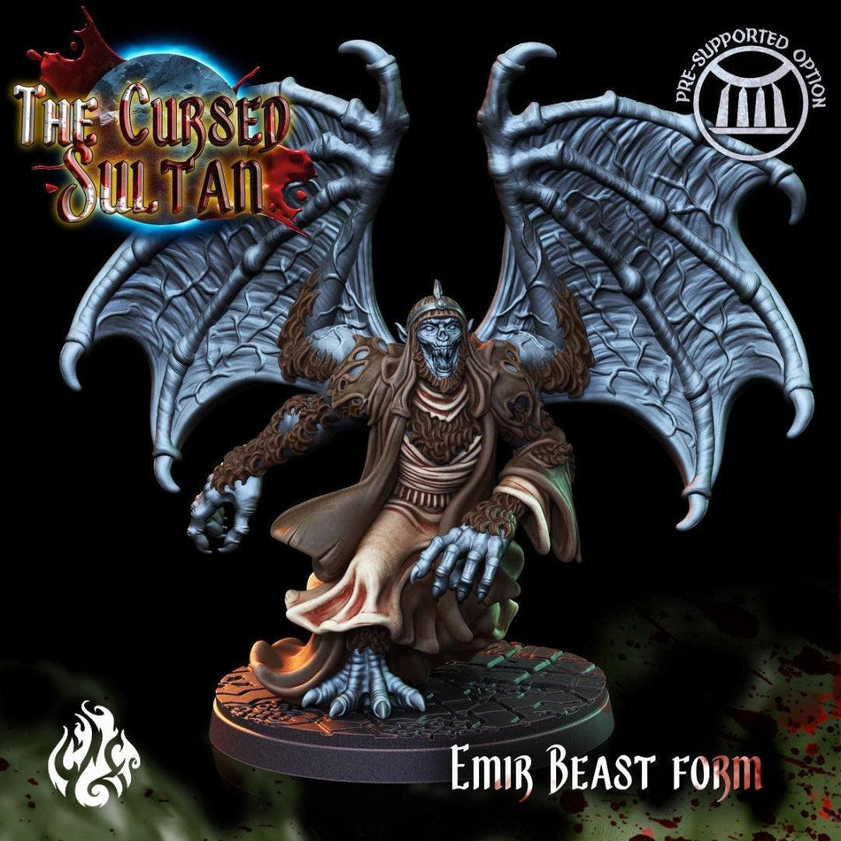 Vampire Emir in Beast Form - The Cursed Sultan - Crippled God Foundry