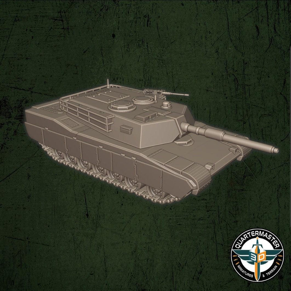 USMC M1A Abrams - War in Iraq - Quartermaster 3D